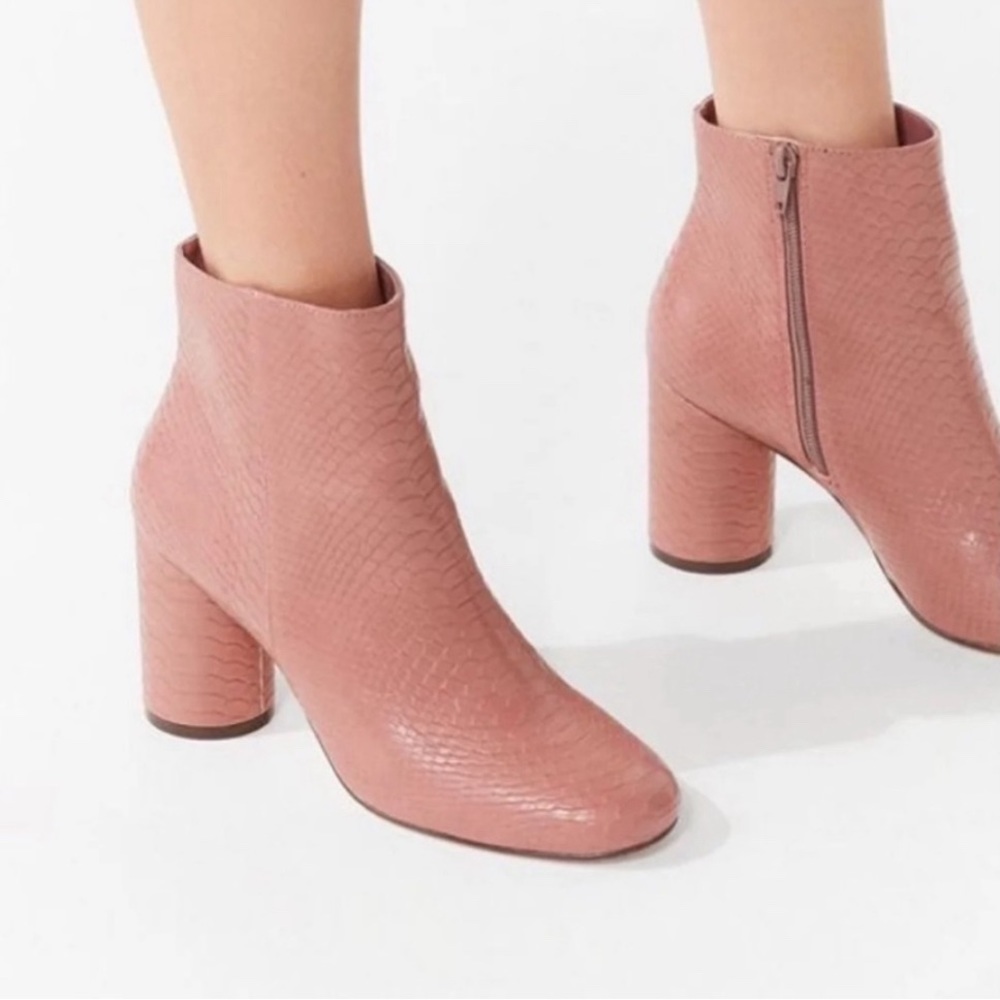 Pink snake skin Urban Outfitter Boot